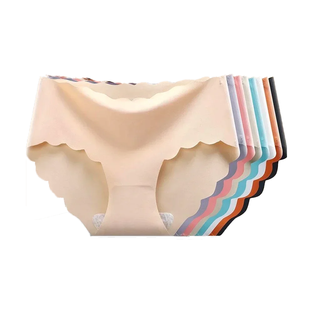 Lot de 3 culottes sans coutures et élastiques